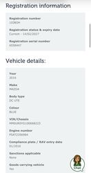 MAZDA UR BT 50 XT HI RIDER SPACE CAB 2WD AUTO   2016